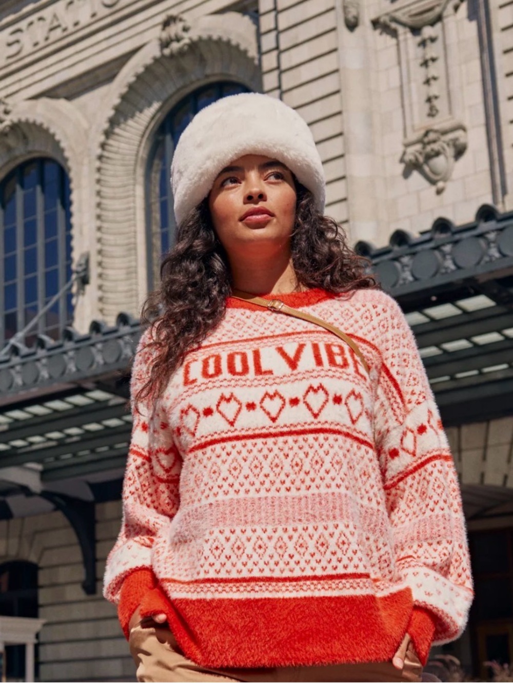 Aerie Flurry Oversized Crew Sweater
